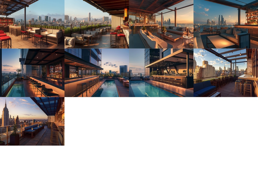 【背景素材】ルーフトップバー 25枚パック