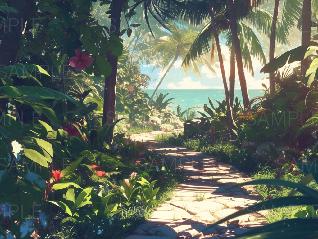 【TRPG背景素材】南国リゾートホテル 107枚パック