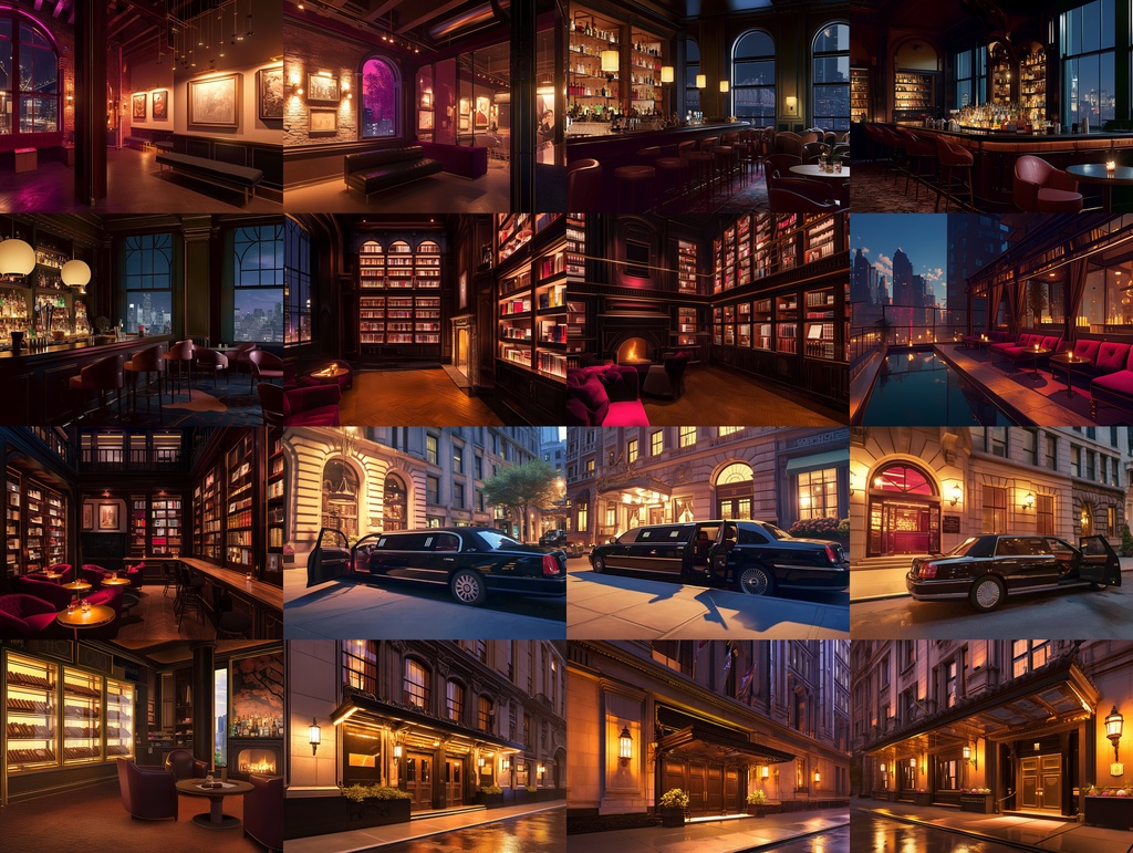 【TRPG背景素材】ニューヨーク 会員制BAR 70枚パック