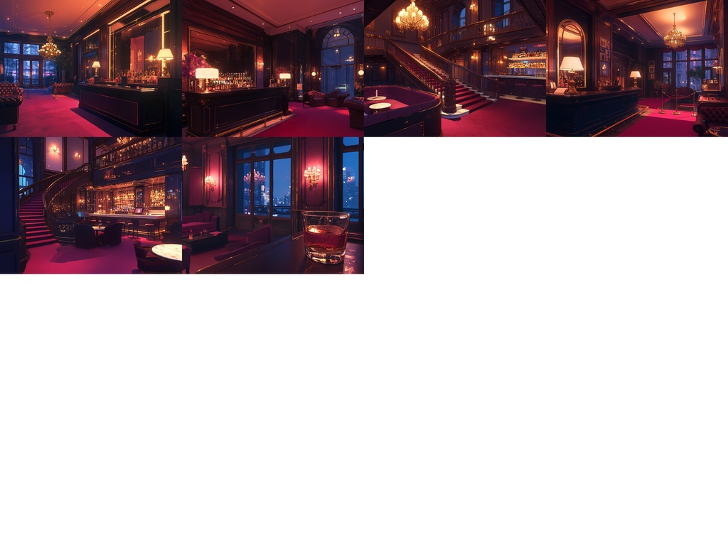 【TRPG背景素材】ニューヨーク 会員制BAR 70枚パック