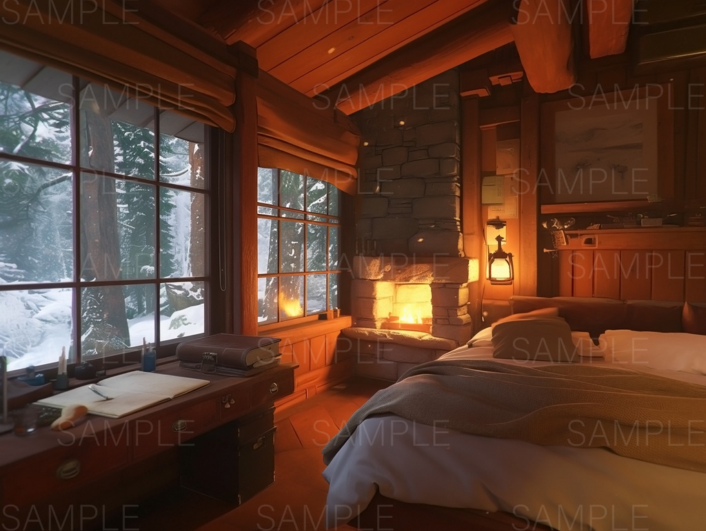 【背景126枚】雪山の高級ホテル・コテージ・スキー場|Ski resort