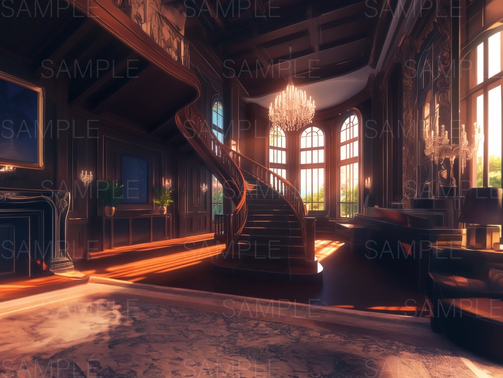 【背景130枚】洋館|TRPG / CoC / ココフォリア|Mansion Background Pack