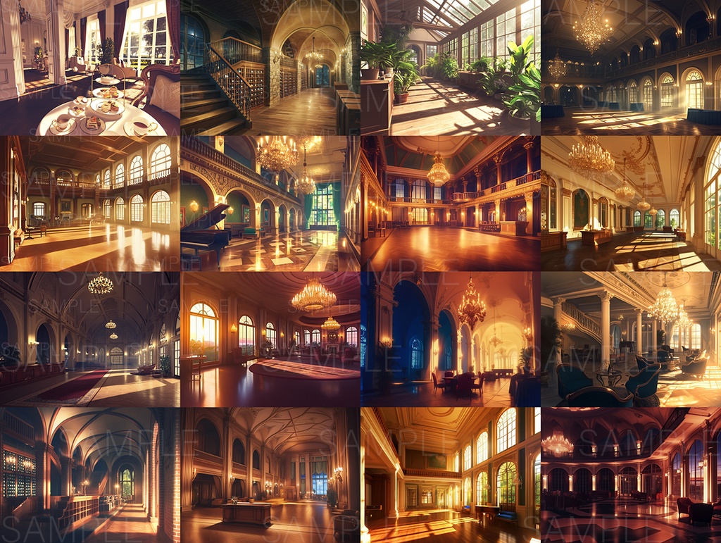 【背景130枚】洋館|TRPG / CoC / ココフォリア|Mansion Background Pack