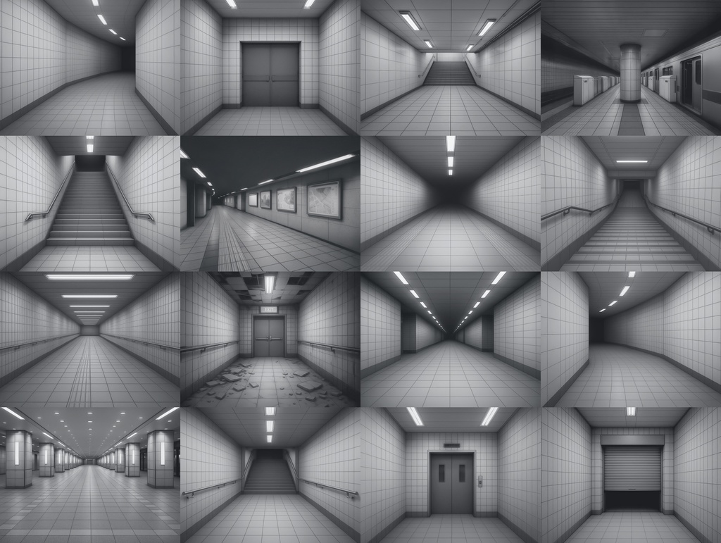 【背景45枚】地下鉄|TRPG / CoC / ココフォリア|Subway Background Pack