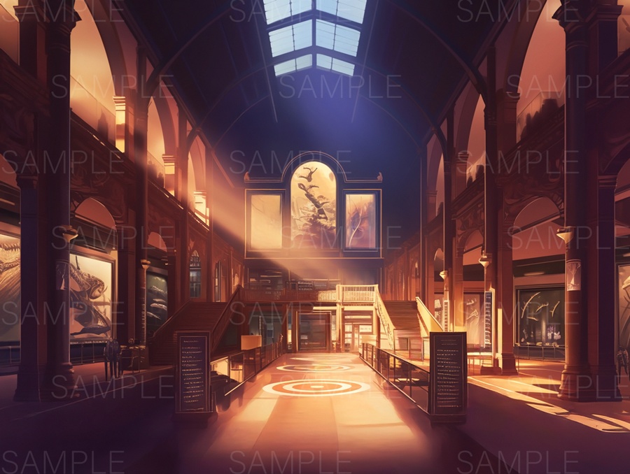 【背景46枚】自然史博物館|Natural History Museum Background Pack