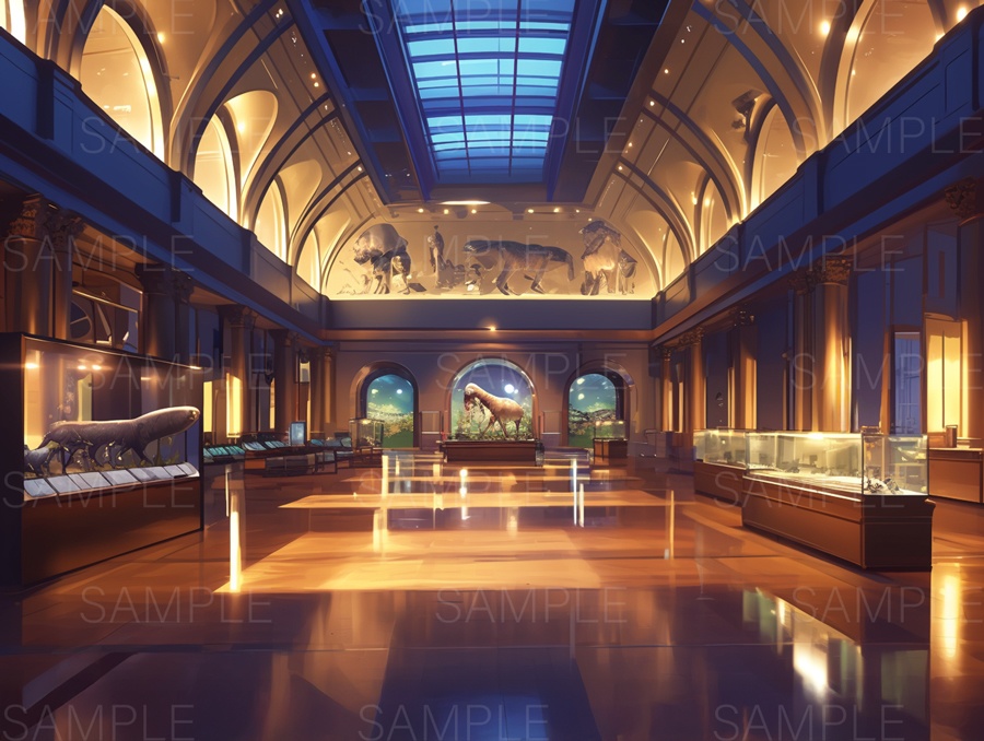 【背景46枚】自然史博物館|Natural History Museum Background Pack