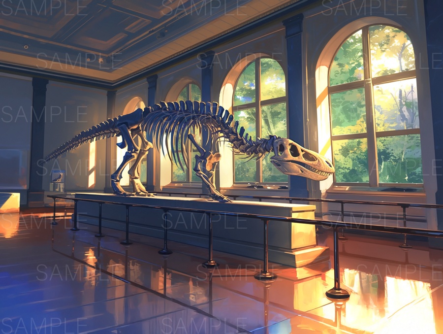 【背景46枚】自然史博物館|Natural History Museum Background Pack