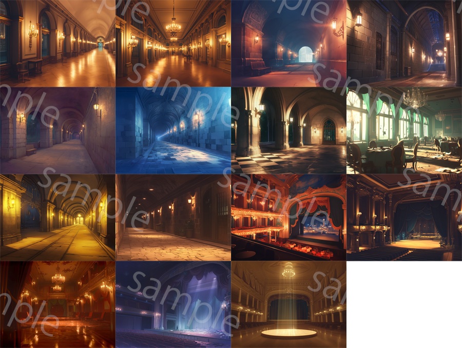 【背景63枚】オペラハウス・劇場|Opera House Pack