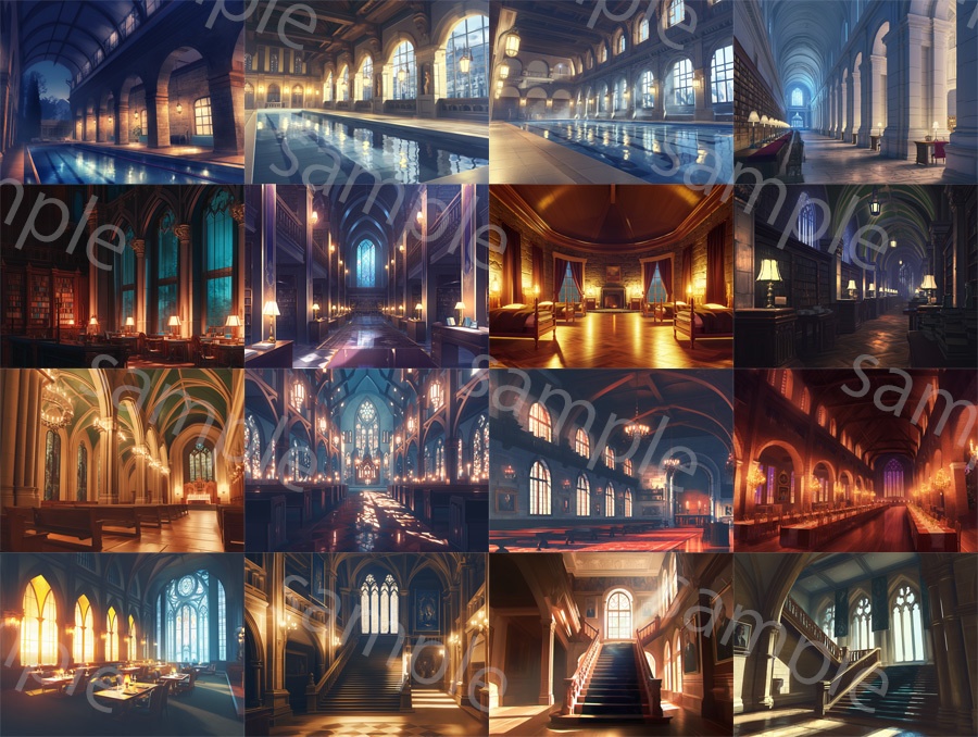 【背景67枚】イギリスのボーディングスクール|寄宿学校(ゲーム / TRPG)