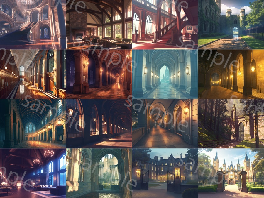 【背景67枚】イギリスのボーディングスクール|寄宿学校(ゲーム / TRPG)