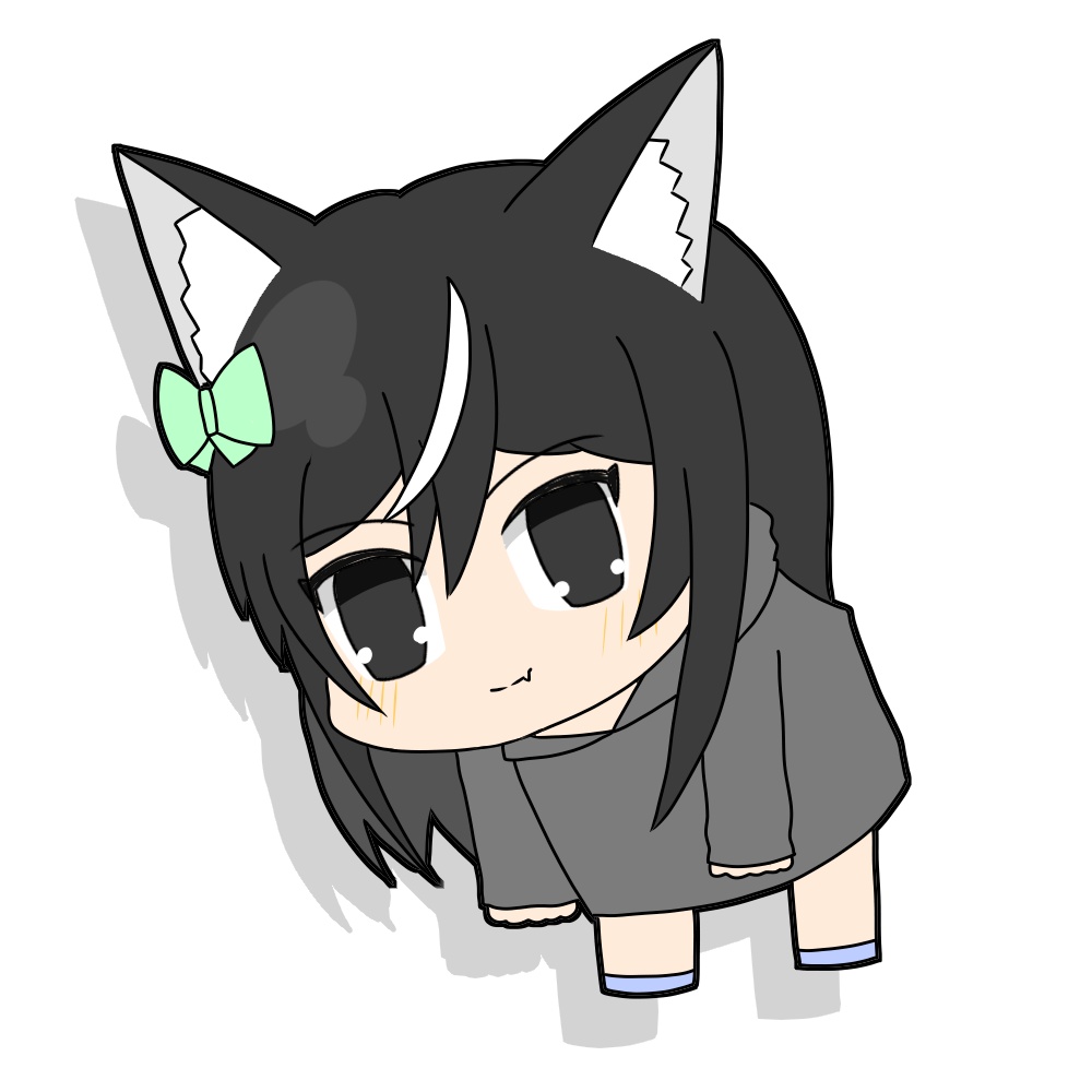 ねこ アクスタキーホルダー