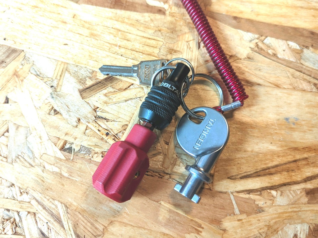 65mm両頭ビット用ドライバーグリップ