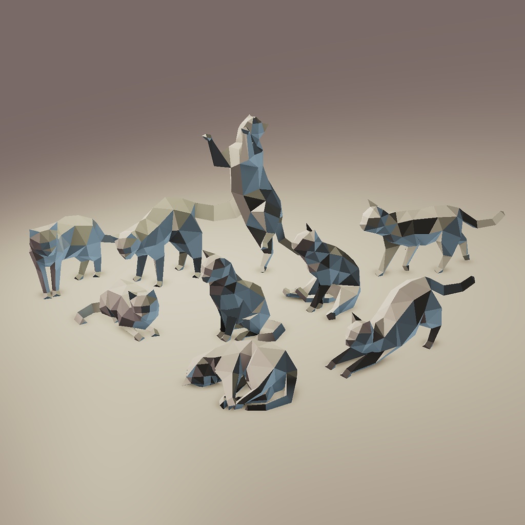 256NEKO【3Dモデル/リグ】