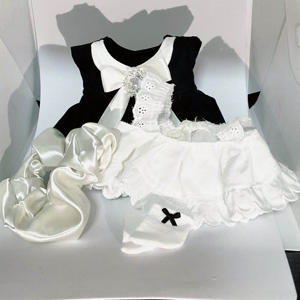 【わわママ】20cmぬいぐるみ用メイド服