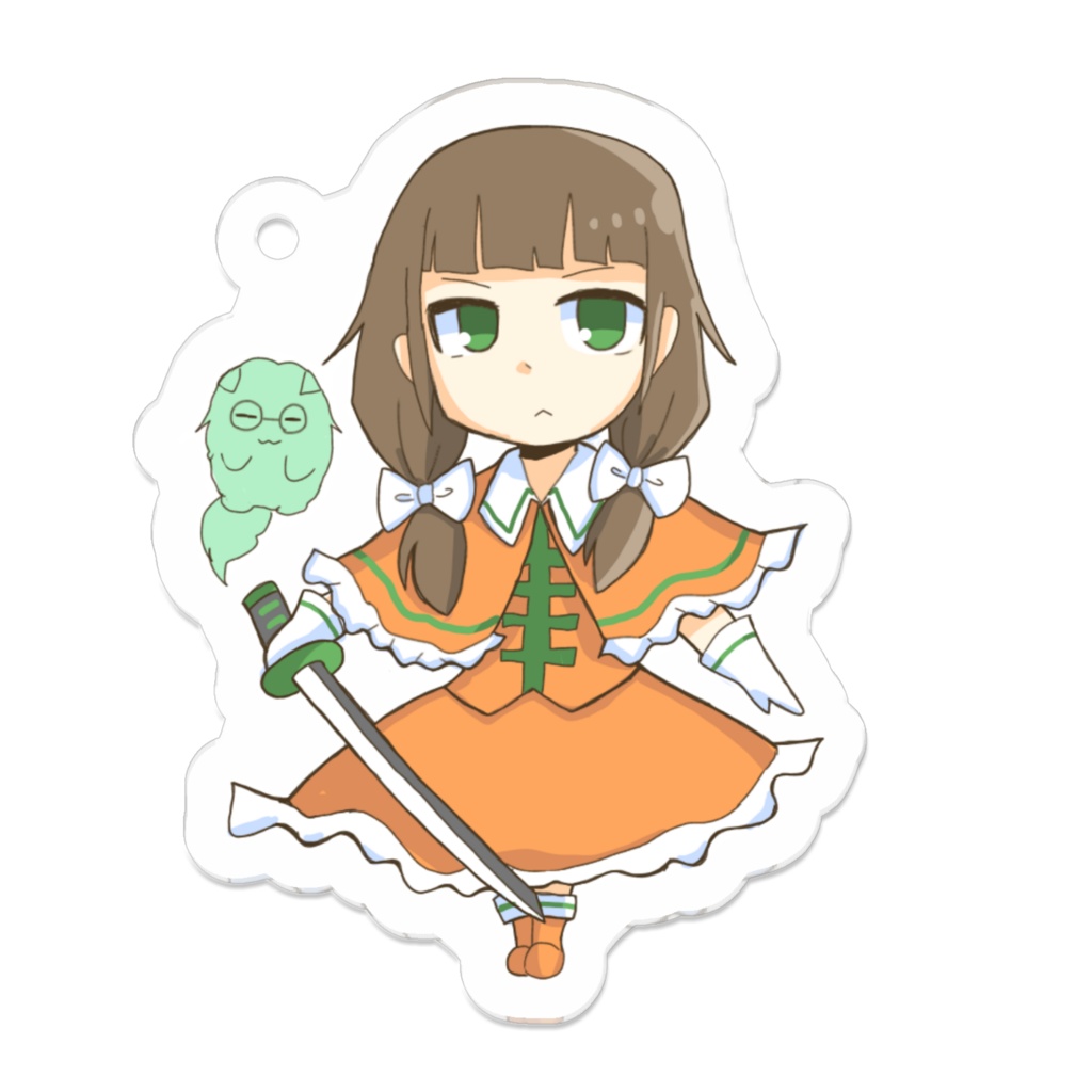 デフォルメカンナちゃんアクキー