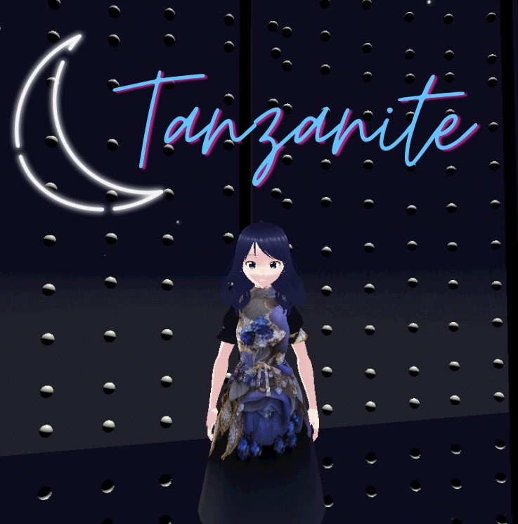 VRChat  PC用タンザナイトちゃんアバター