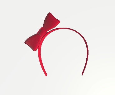 レッドリボンカチューシャ