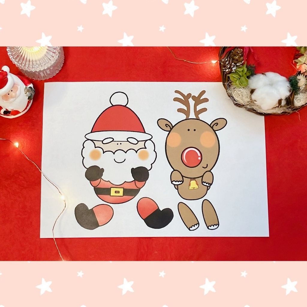 クリスマスペープサート