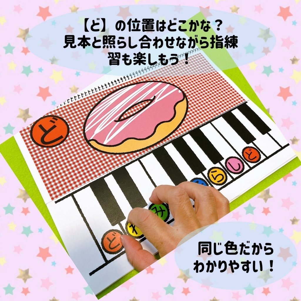 スケッチブックシアター【ドレミのうた】 鍵盤 イラスト 発表会 保育