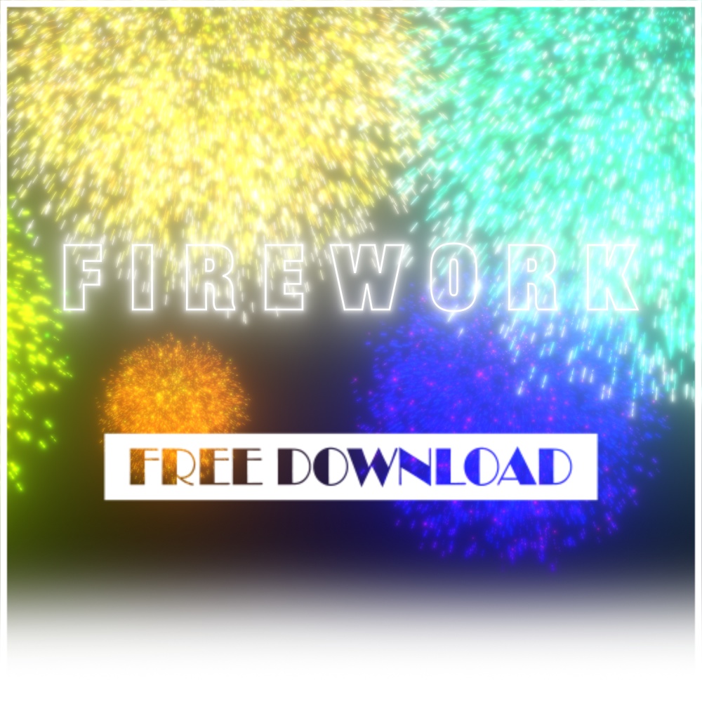 【フリー素材】fireworks