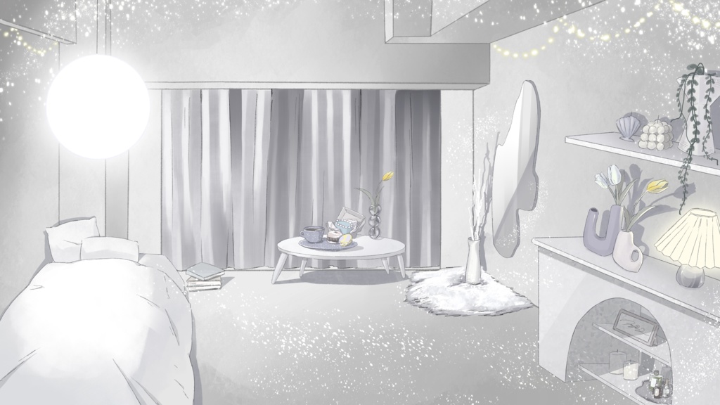 韓国風白統一インテリア Hyow2 Official Store Booth