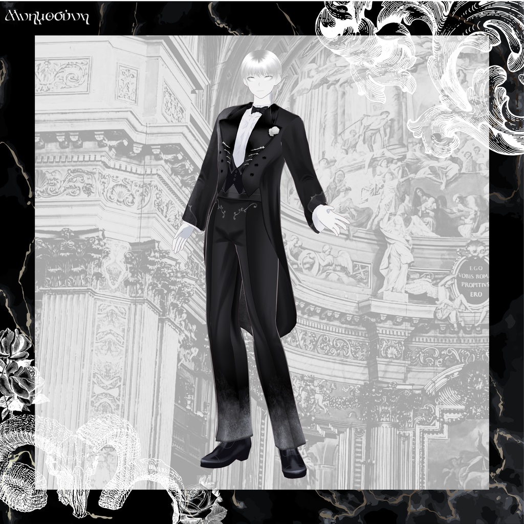 Danse Macabre【VRoid Dress & Tuxedo Set】