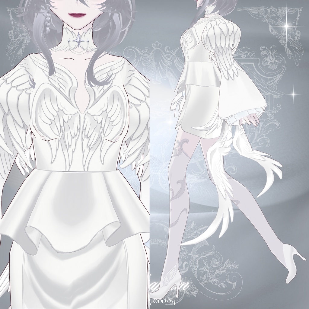 Seraphim【VRoid dress set】