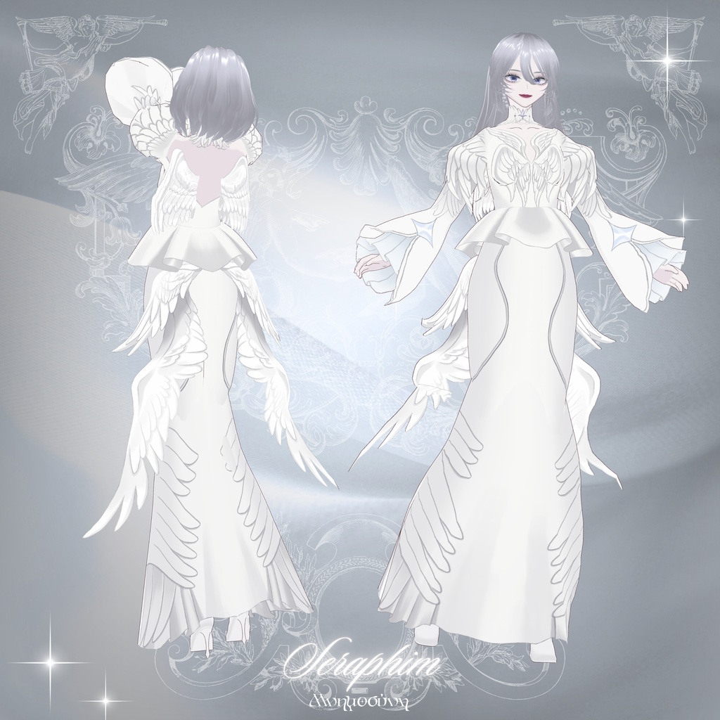 Seraphim【VRoid dress set】