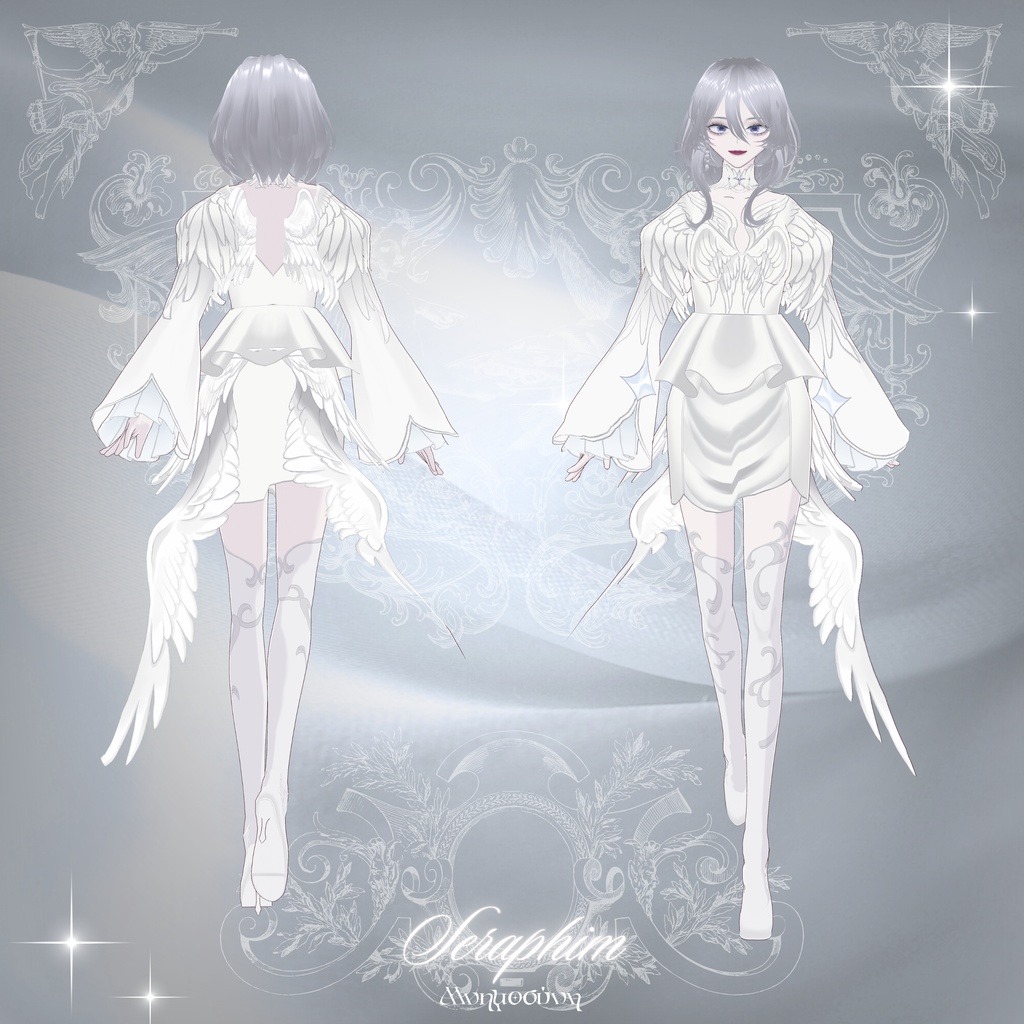 Seraphim【VRoid dress set】
