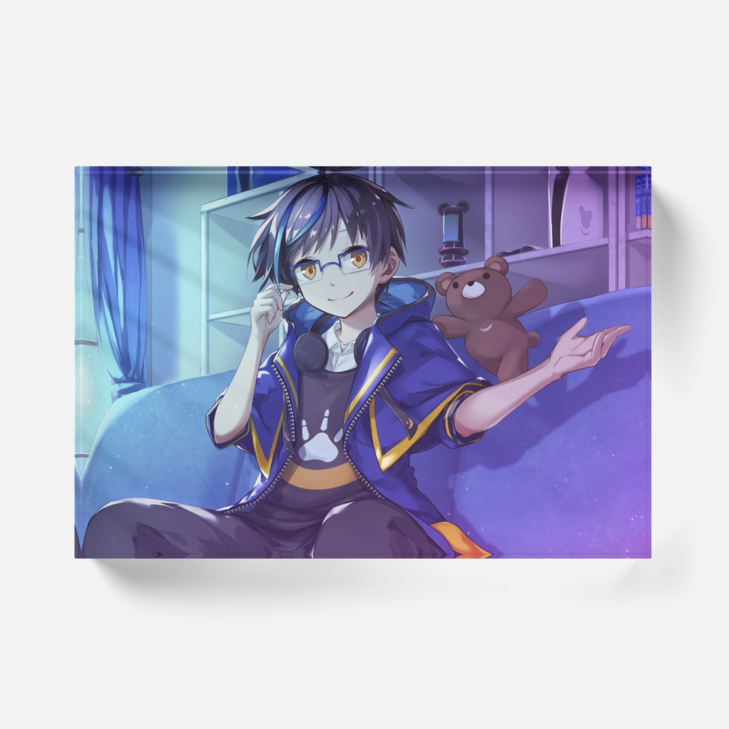 月ノ輪熊真 アクリルブロック