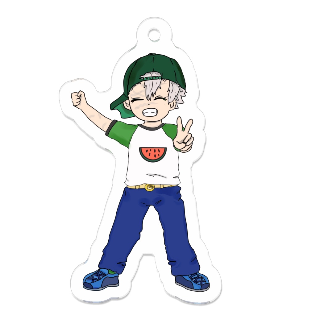 ピースさね君アクキー