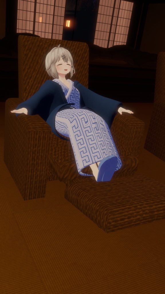 温泉旅館浴衣【透羽】