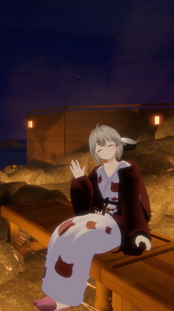 温泉旅館浴衣【透羽】