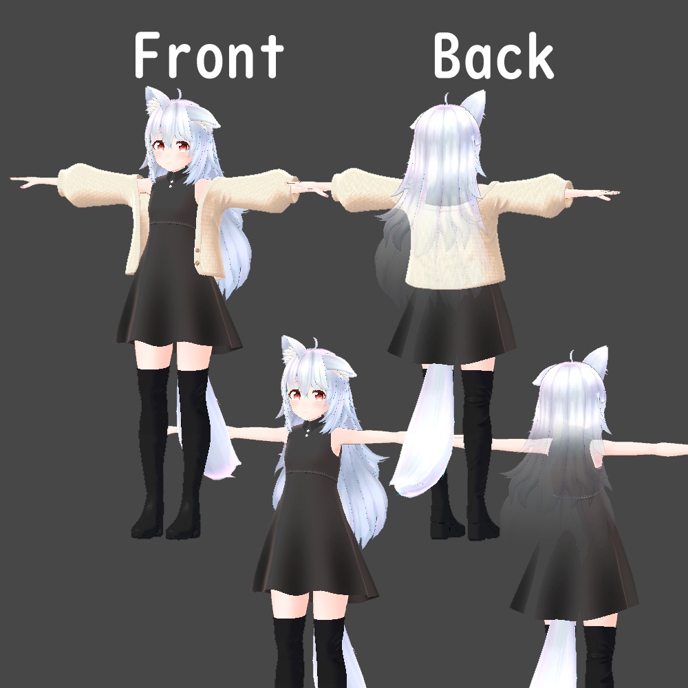 寒露のお散歩コーデ【桔梗】【透羽】【チセ】【キュリシア】【スピカ】