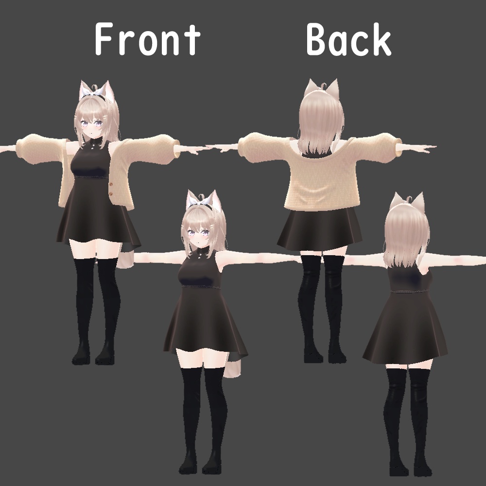 寒露のお散歩コーデ【桔梗】【透羽】【チセ】【キュリシア】【スピカ】