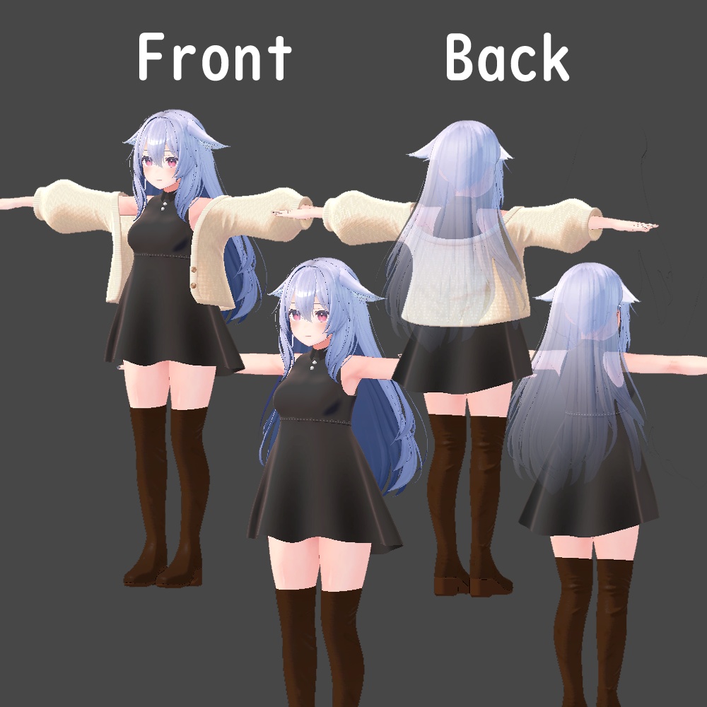 寒露のお散歩コーデ【桔梗】【透羽】【チセ】【キュリシア】【スピカ】