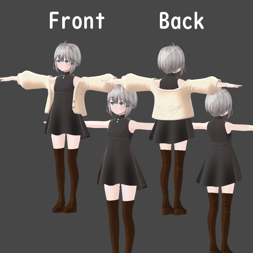 寒露のお散歩コーデ【桔梗】【透羽】【チセ】【キュリシア】【スピカ】