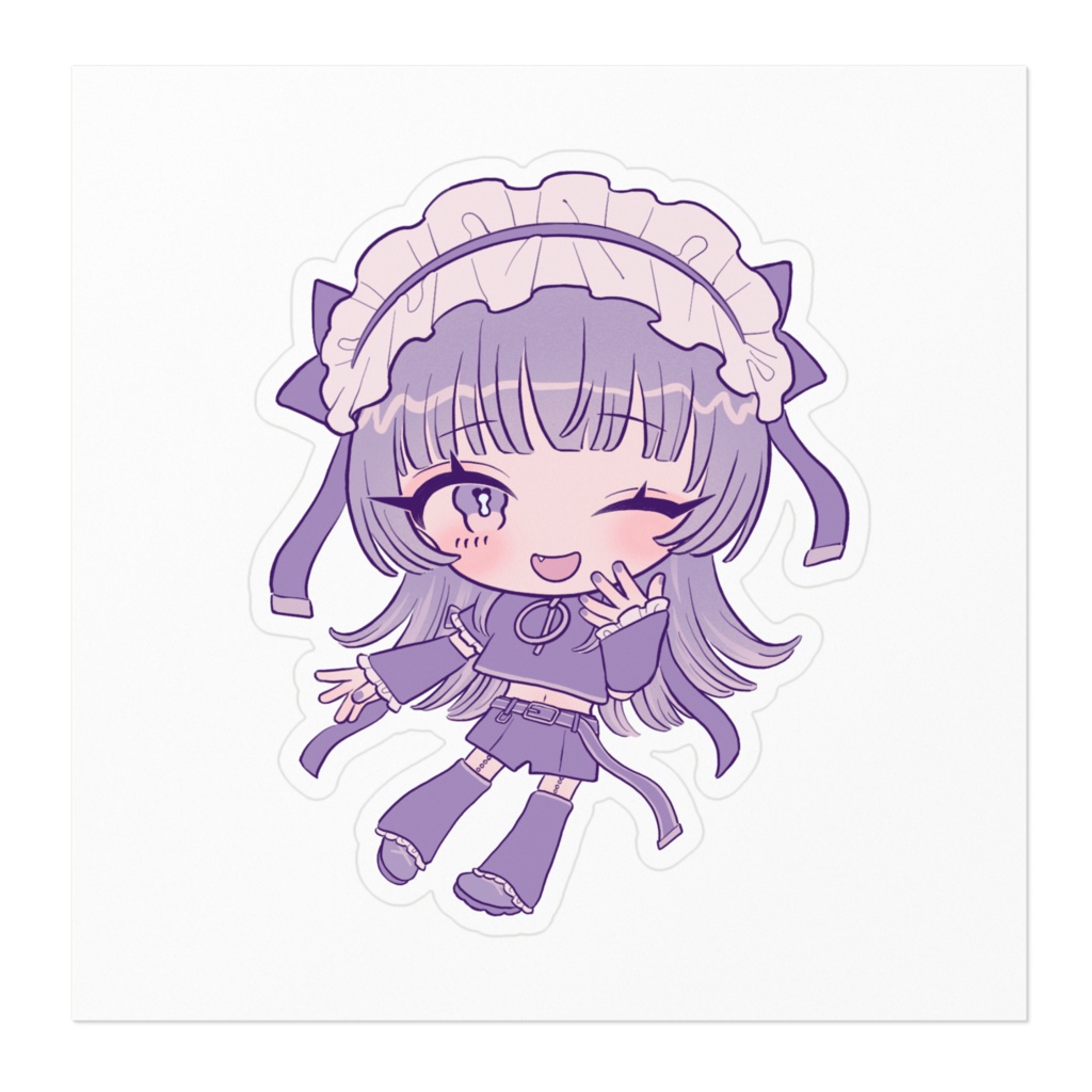 紫乃みやびデフォルメステッカー