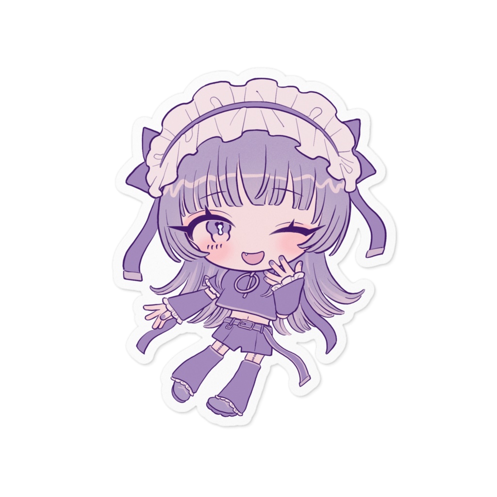 紫乃みやびデフォルメステッカー