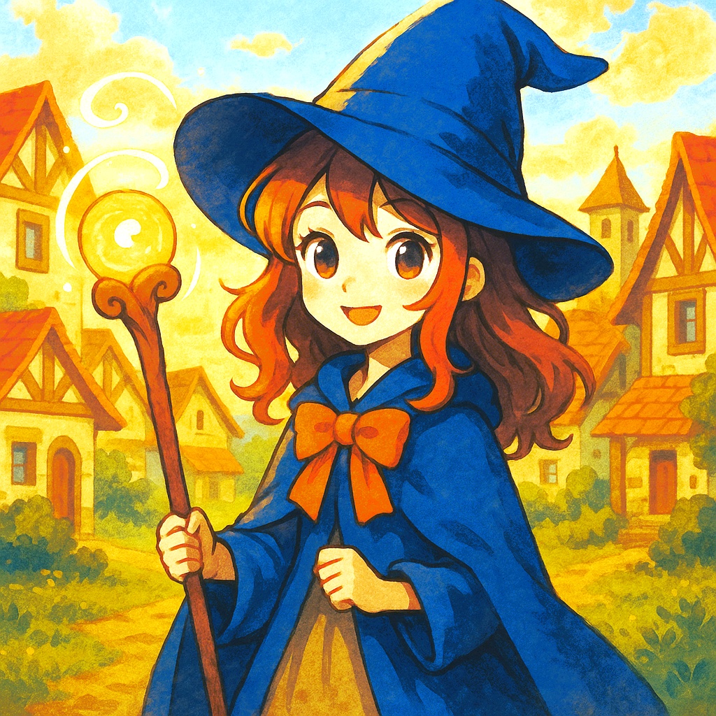 魔法使いの女の子