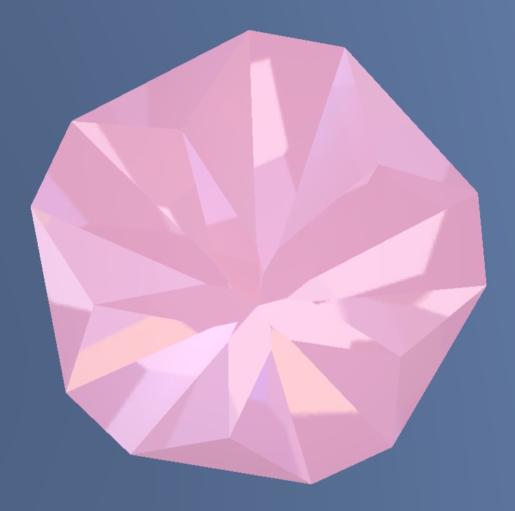 【基本無料】【3Dモデル 宝石】花見カット