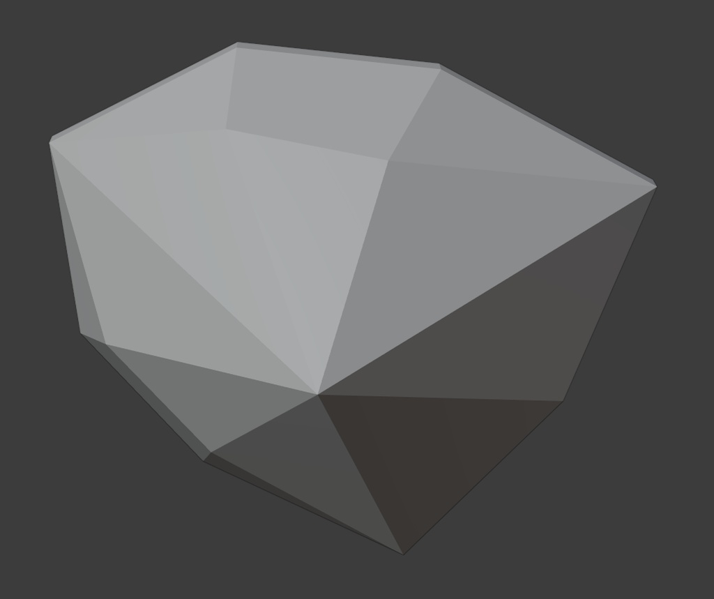 【3Dモデル 宝石】ビギナーシールドカット