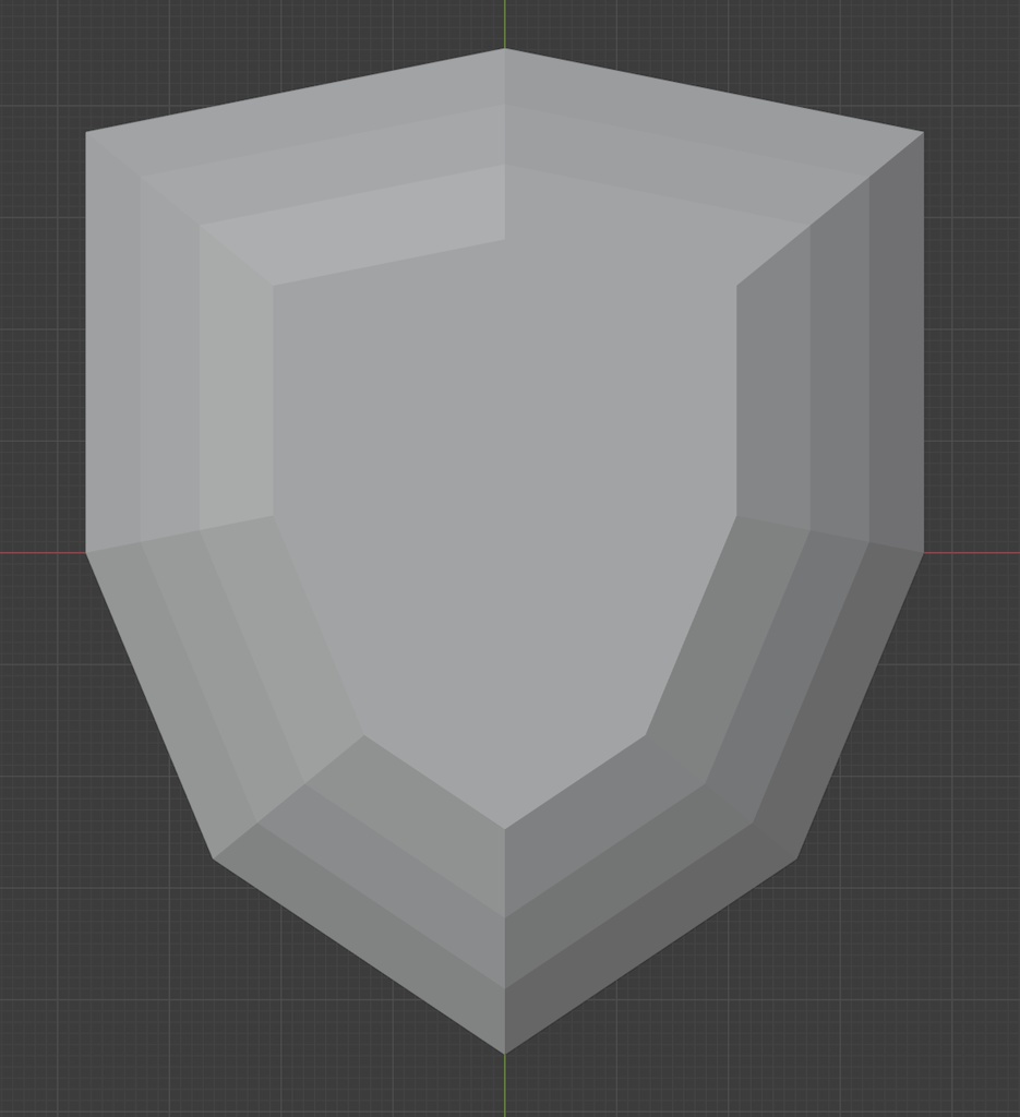 【3Dモデル 宝石】ビギナーシールドカット