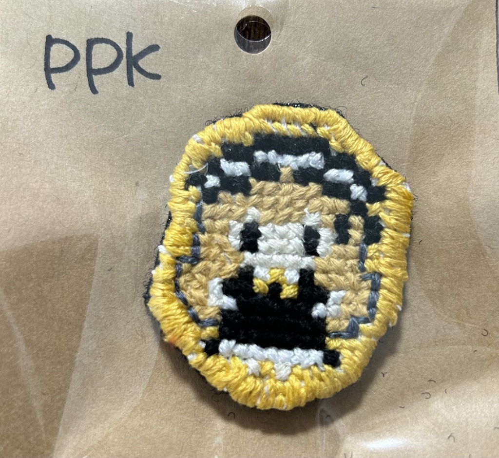 PPK刺繍ベルクロワッペン 