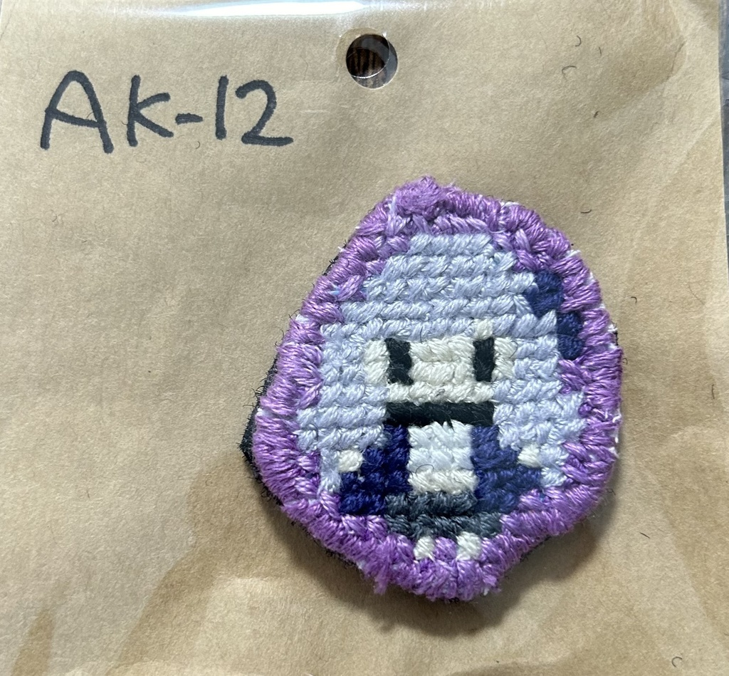 AK-12刺繍ベルクロワッペン 