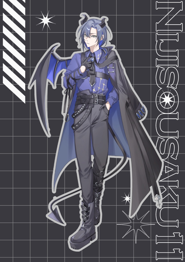 【非公式】天使悪魔モチーフアクリルスタンド