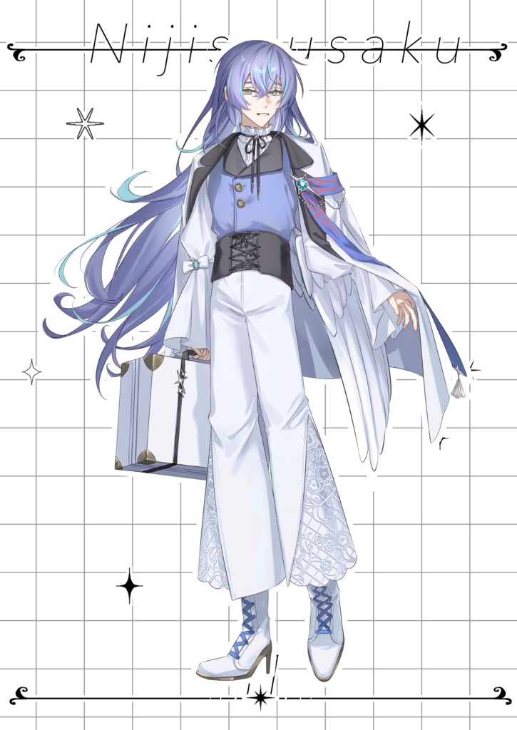 【非公式】天使悪魔モチーフアクリルスタンド