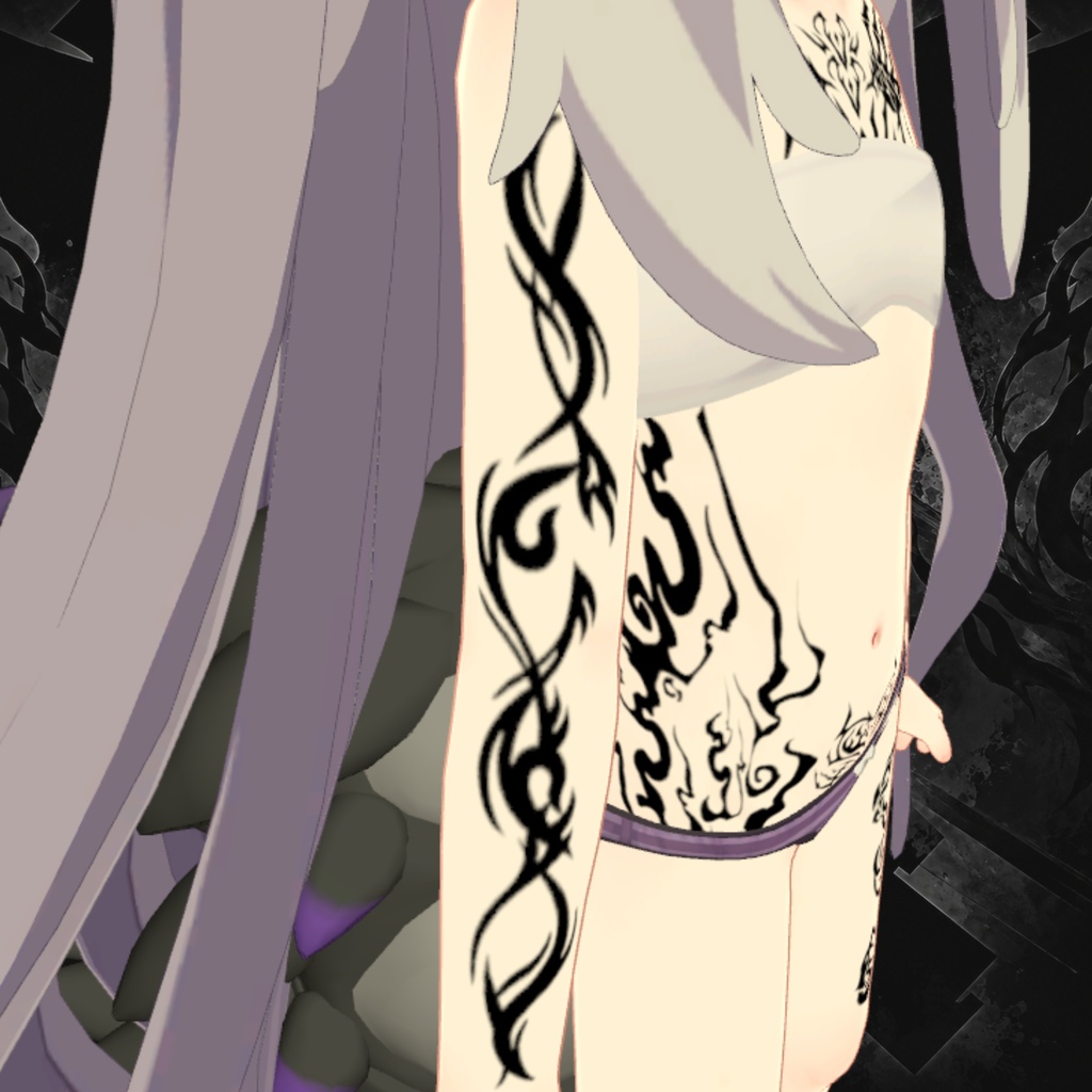 Designed for 邪竜メルヴィ Tattoo Decal