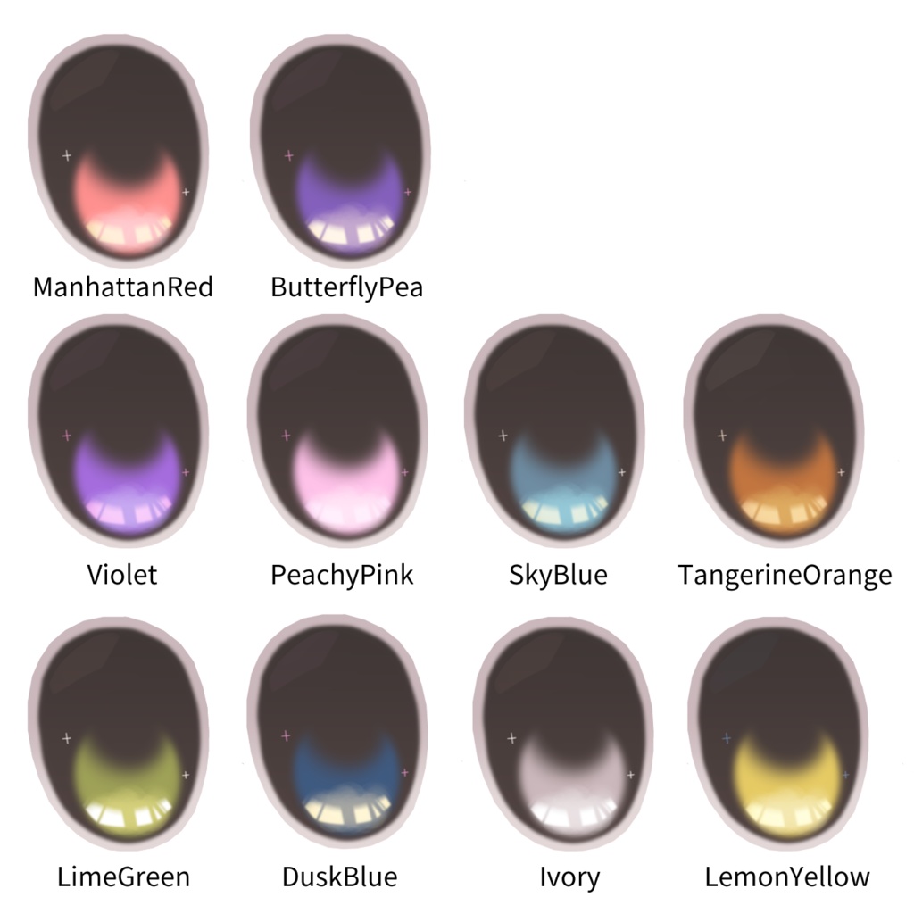 【無料】ミルティナ対応シンプルダークアイ