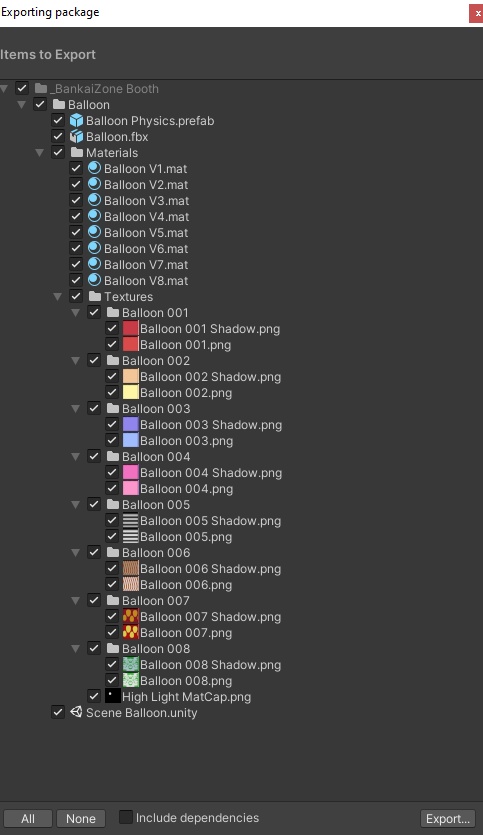 3D model - Balloon with physics